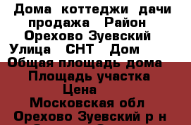Дома, коттеджи, дачи продажа › Район ­ Орехово-Зуевский › Улица ­ СНТ › Дом ­ 13 › Общая площадь дома ­ 27 › Площадь участка ­ 600 000 › Цена ­ 600 000 - Московская обл., Орехово-Зуевский р-н, Орехово-Зуево г. Недвижимость » Дома, коттеджи, дачи продажа   